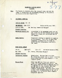 64491 Marketing Progress Report, 23rd Sep 1960