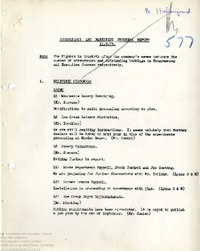 64481 Consultancy and Marketing Progress Report, 11th Sep 1959