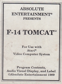 Tomcat: The F-14 Fighter Simulator