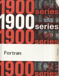 ICL 1900 Series FORTRAN
