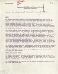 64722 LEO Management Meeting, 1962 third quarter (Jul-Sep 1962)