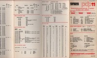 PDP-11 Programming Card
