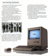 Apple launches the Macintosh 128K