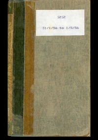 Lenaerts Notebook 22 (31 Jan - 1 May 1956)
