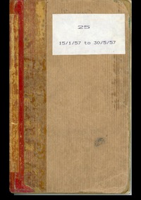 Lenaerts Notebook 25 (15 Jan - 30 May 1957)