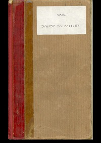 Lenaerts Notebook 26 (5 Jun - 7 Nov 1957)