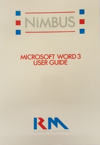 RM Nimbus Microsoft Word 3 Users Guide