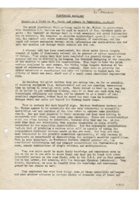 54869 Electronic Machines - Report on a Visit by Mr Booth and others to Cambridge, Nov 1947