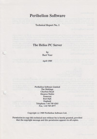 Perihelion Software Technical Reports 1-21