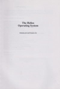 The Helios Operating System (Ringbound)