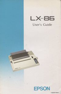 LX-86 User's Guide