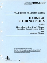 Atari 400/800 Technical Reference Notes