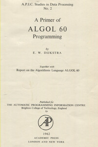A Primer of ALGOL 60 Programming