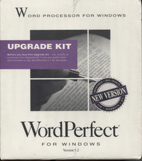 WordPerfect 5.2 for Windows Upgrade Kit