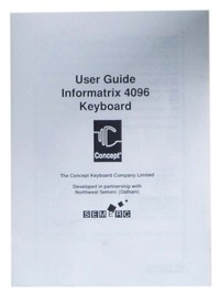 Concept Informatrix 4096 keyboard User Guide