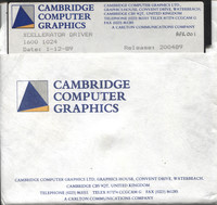 Cambridge Computer Graphics xcellerator driver