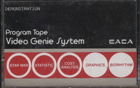Program Tape Demo for Video Genie System