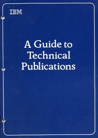 IBM - A Guide to Technical Publications