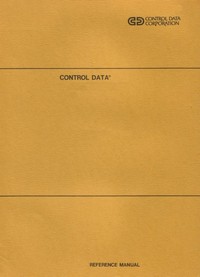 Control Data Cyber 70 Computer Systems Models 72, 73 and 74 6000 Computer Systems