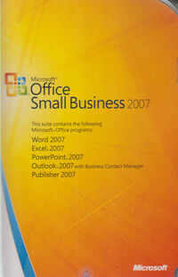 COPY OF Microsoft Office Small Business Edition 2007