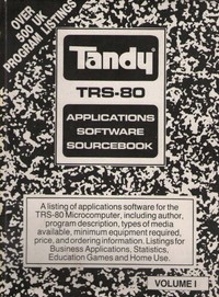 TRS-80 Applications Software Sourcebook Volume 1