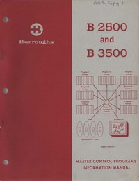 Burroughs B 2500 and B 3500 Master Control Programs