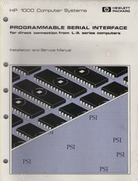 HP 1000 Serial Interface Manual
