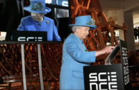 Queen Elizabeth II opens Information Age gallery at the Science Museum