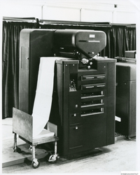 55587 Samastronic printer in situ on LEO II/2