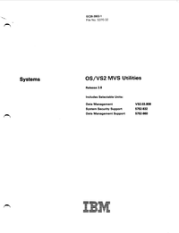 IDM - Systems - 0S/VS2 MVS Utilities -Release 3.8