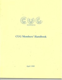 Cray User Group (CUG)  Members' handbook