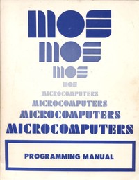 MOS Microcomputers Programming Manual