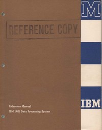 IBM 1401 Data Processing Reference Manual (May 1963 Revision)