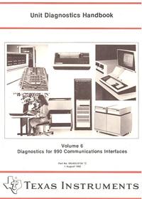 Unit Diagnostics Handbook Volume 6 Diagnostics for 990 Communications interfaces
