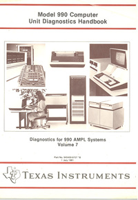 Unit Diagnostics Handbook Diagnostics for 990 AMPL Systems Volume 7