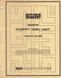 SWTPC DMF2 Floppy Disk Unit Users Guide