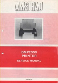Amstrad DMP2000 Printer Service Manual