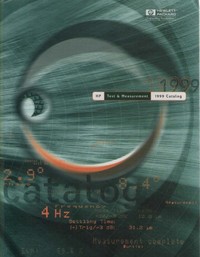 HP Test & Measurement Catalog 1999