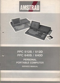Amstrad PPC 512 & PPC 640 Personal Portable Computer Service Manual