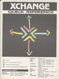 Xchange Quick Reference