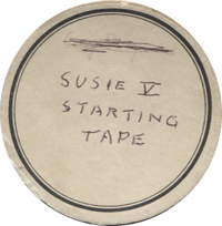 Susie V Starting Tape