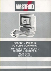 Amstrad PC8086 / PC5286 Service Manual
