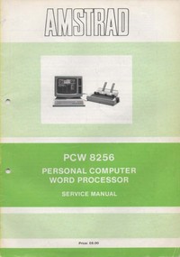 Amstrad PCW8256 Personal Computer Word Processor Service Manual