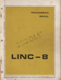 Digital LINC-8 Programming Manual