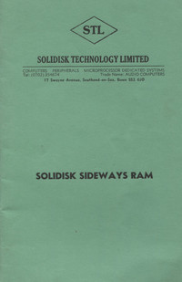 Solidisk Sideways RAM