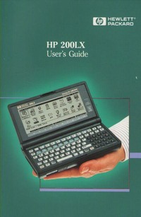HP 200LX Users Guide