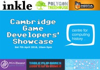 Cambridge Game Developers' Showcase - Saturday 7th April 2018