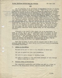 Memo regarding experiment to use LEO for the Cadby Hall Bakeries Valuation Job, 4th June 1951