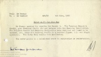 Memo regarding Error on P3 for 24th May, 4th June 1952