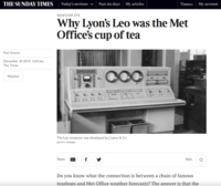 Why Lyon’s Leo was the Met Office’s cup of tea